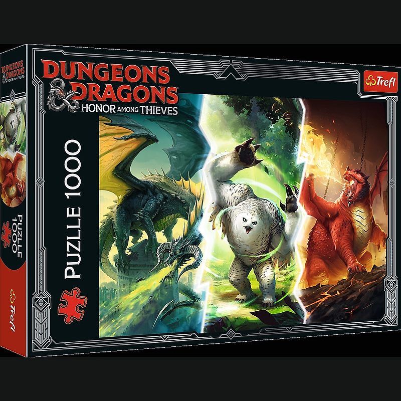 Puzzle 1000 legendarne potwory z faerun 10763