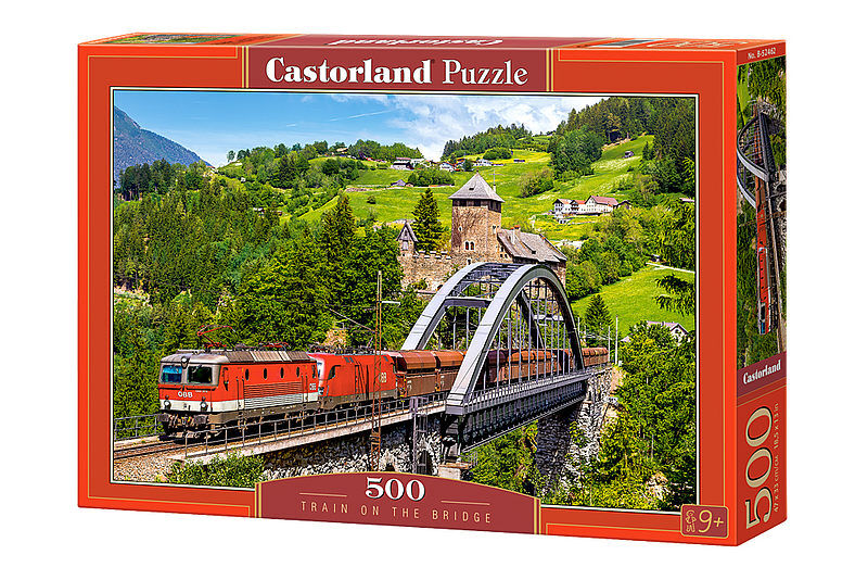 Puzzle 500 pociąg na moście b-52462