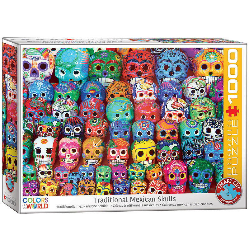 Puzzle 1000 traditional mexican skulls 6000-5316