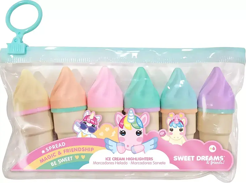 Zestaw markerów lody jednorożec sweet dreams kl11568