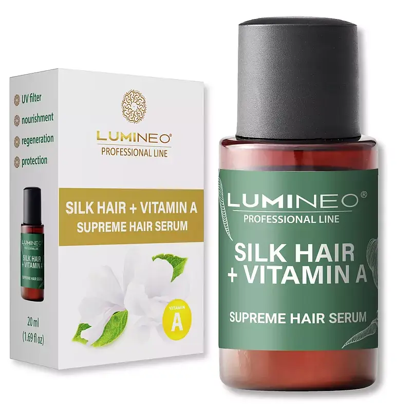 Serum do włosów jedwab z witaminą a lumineo 20ml