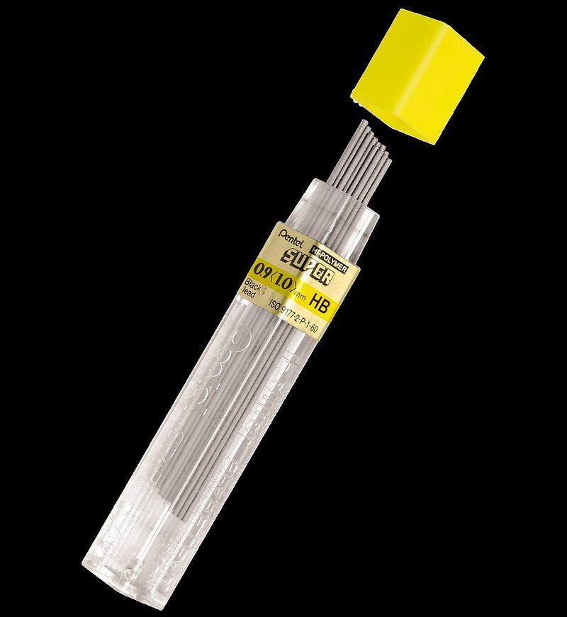 Grafity super hi-polymer 0,9 mm twardość hb