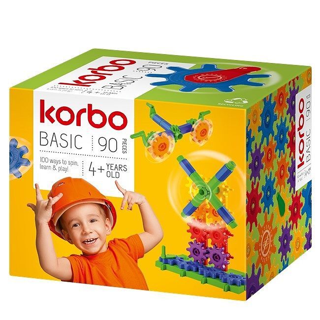 Klocki korbo basic 90 elementów