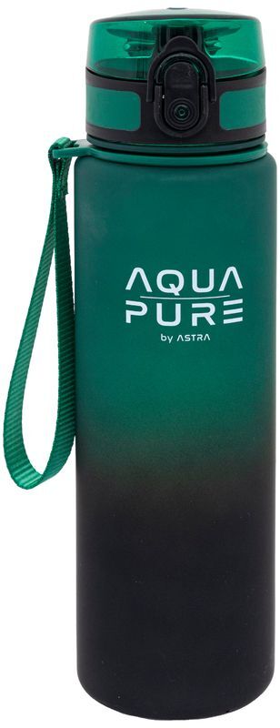 Bidon AQUA PURE by ASTRA 600 ml - green/black