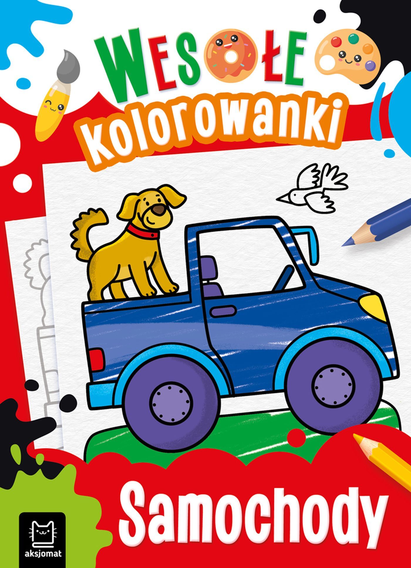 Samochody. Wesołe kolorowanki 4+