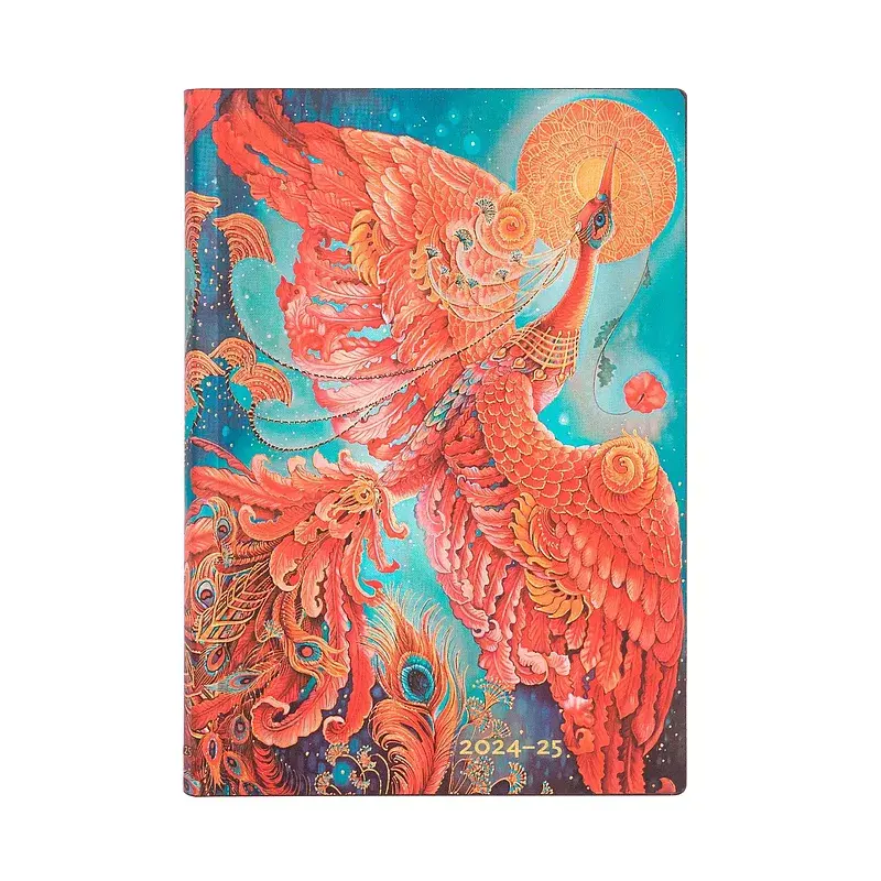 Kalendarz Paperblanks 2024/2025 Firebird Midi Tygodniowy Flexi