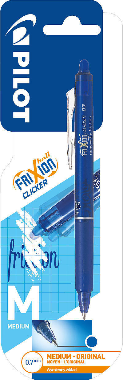 Pióro kulkowe frixion clicker niebieski pilot