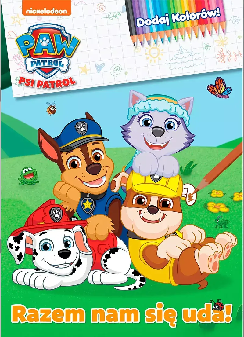 Psi Patrol. Dodaj kolorów cz. 8 Razem nam się uda!
