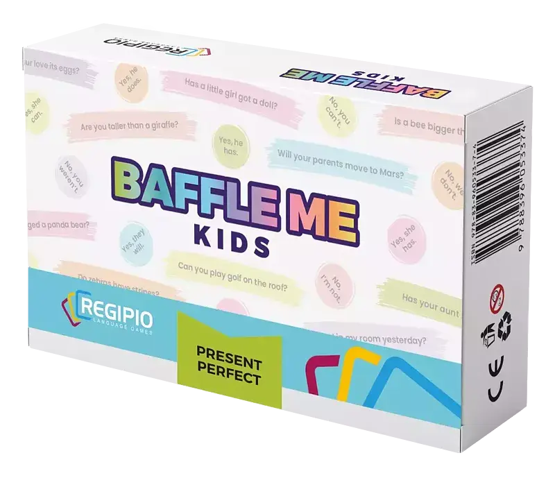 Game baffle me kids present perfect