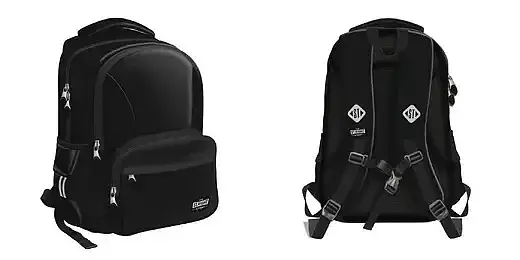 Plecak 2-komorowy st. Black vintage