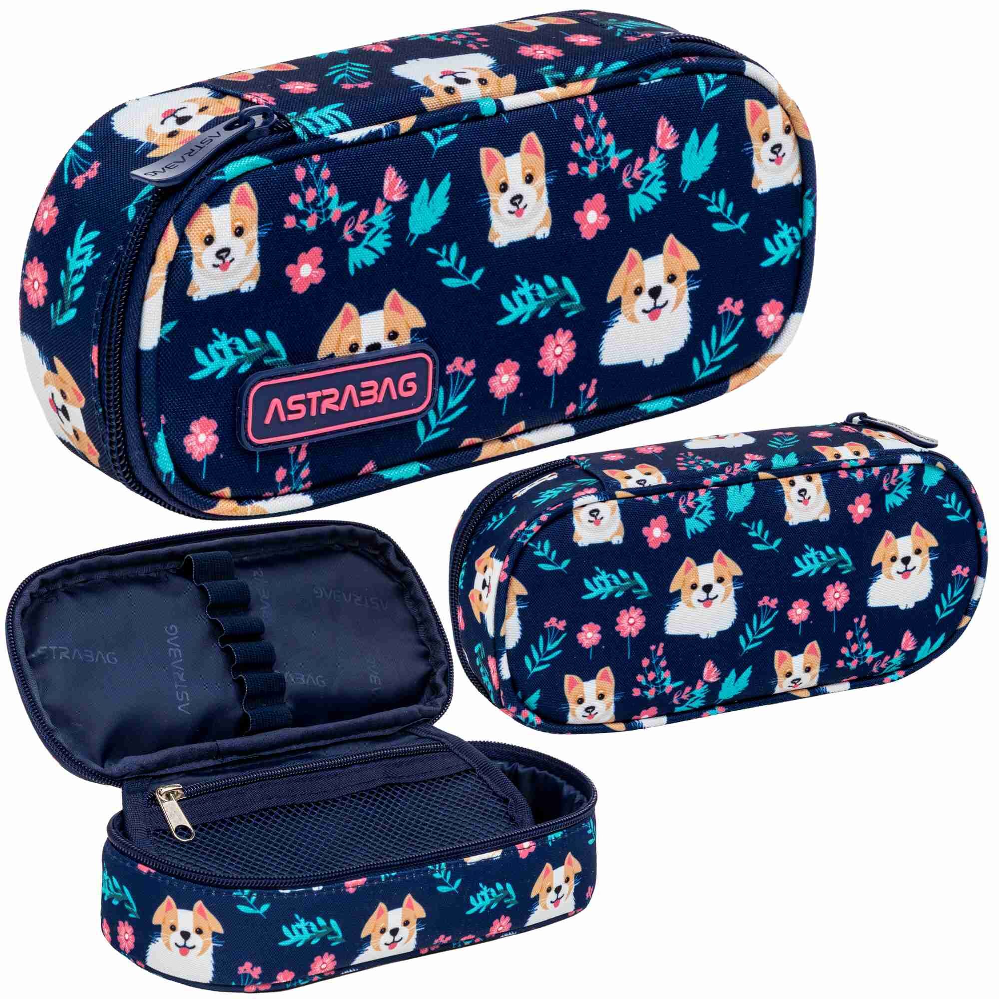 Piórnik owalny Astrabag Dear Puppy