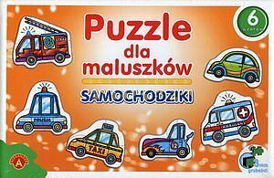 Puzzle dla maluszków. Samochodziki
