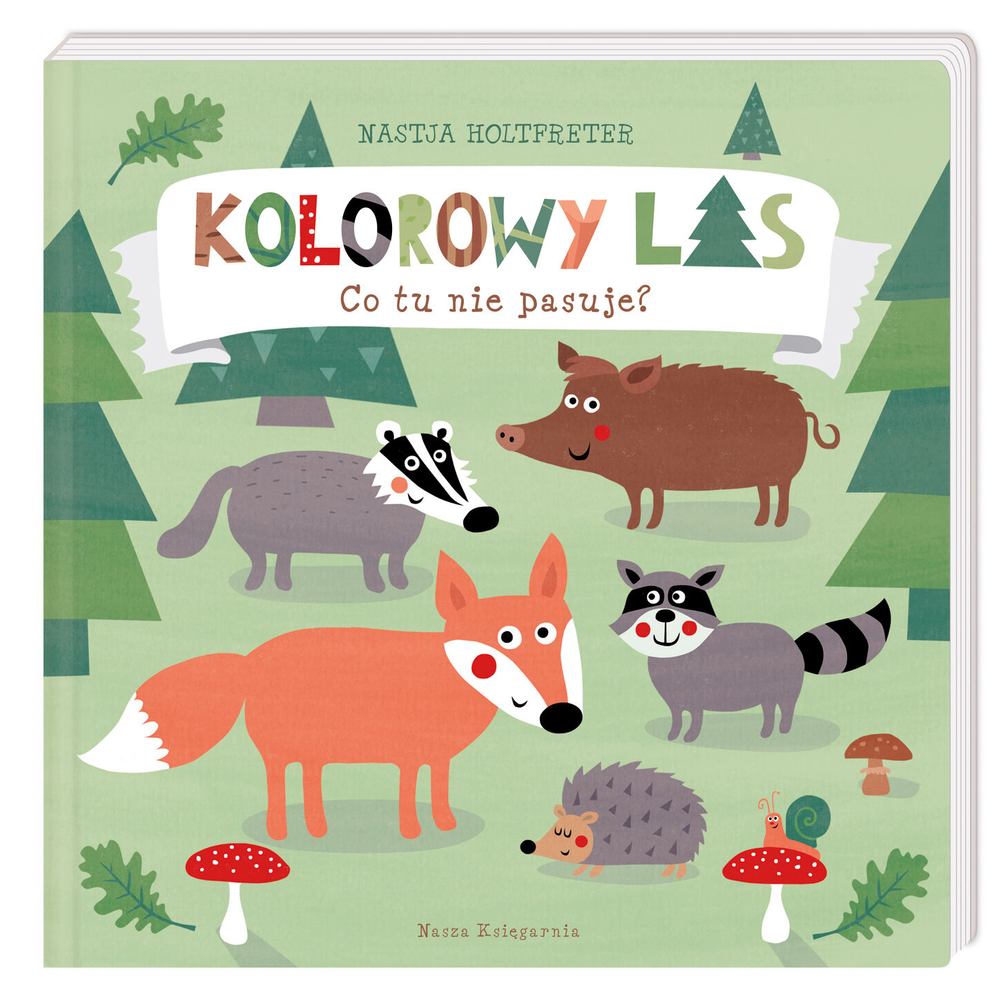 Kolorowy las co tu nie pasuje