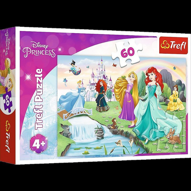 Puzzle 60 poznaj księżniczki 17361