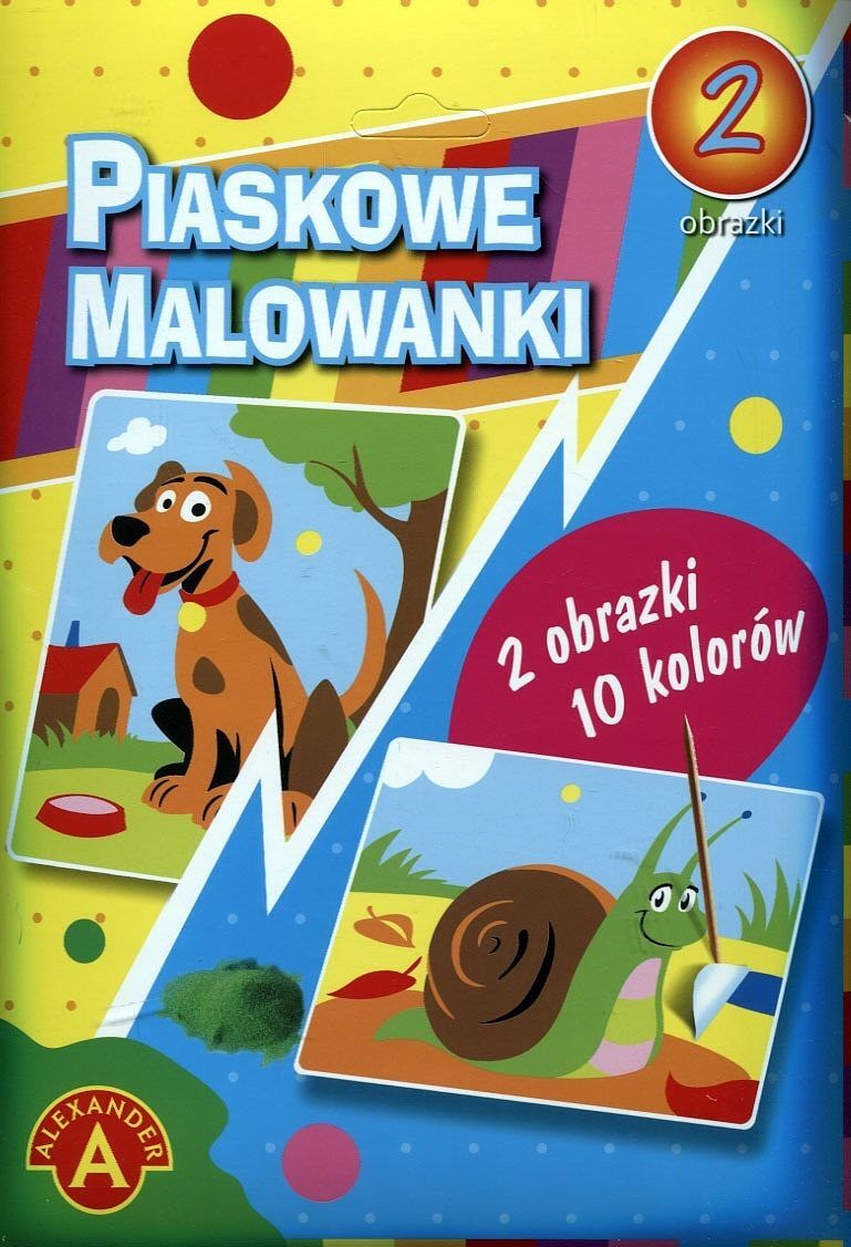 Piaskowa Malowanka Pies Ślimak