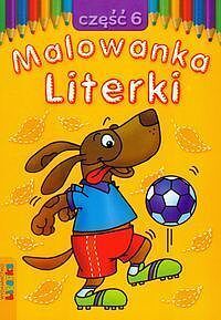 Literki 6. Malowanka