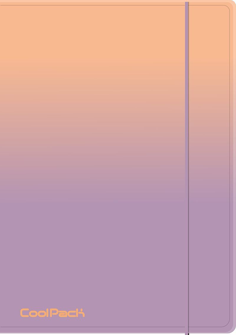 Teczka na gumkę a4 coolpack gradient berry