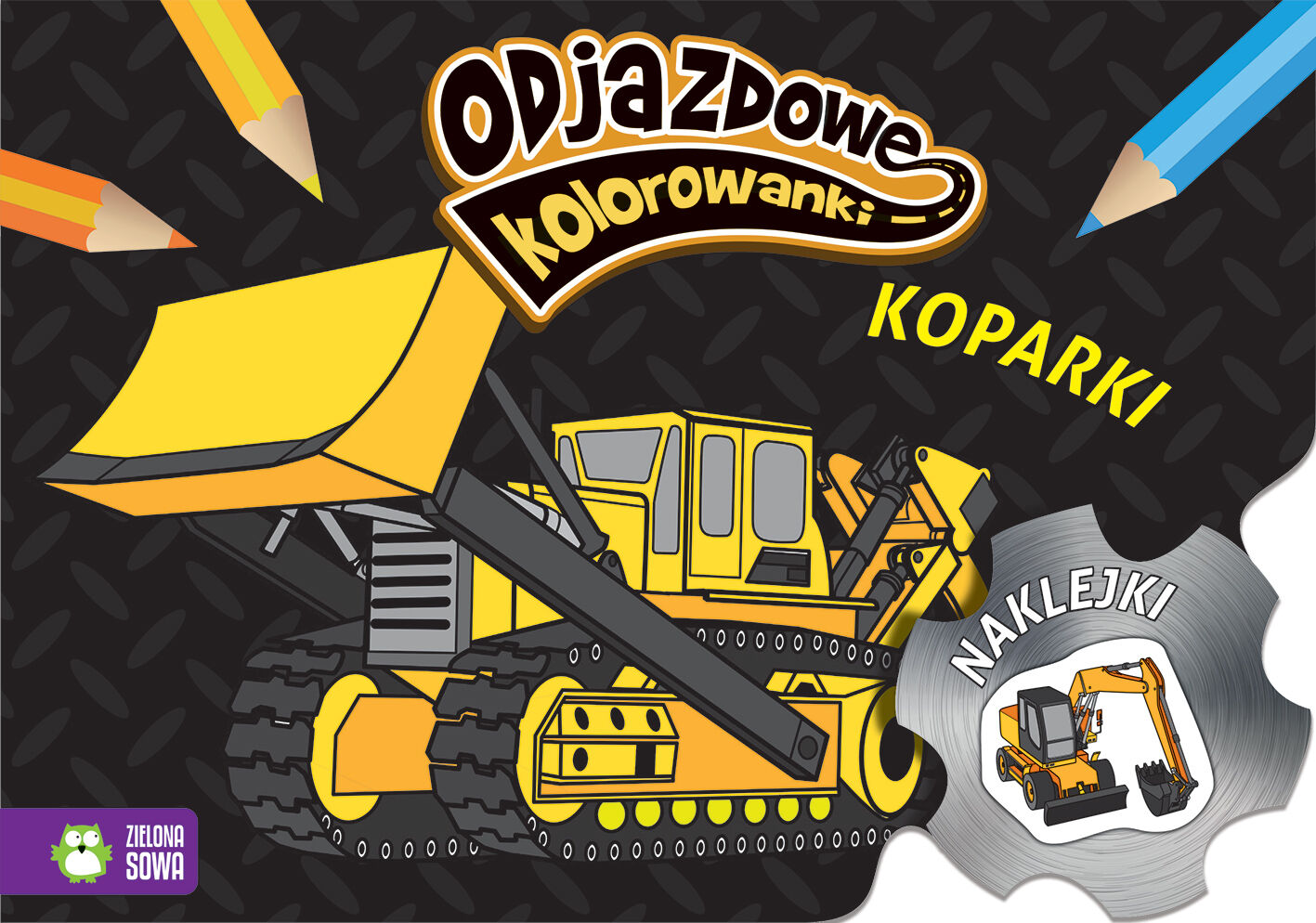 Odjazdowe kolorowanki. Koparki