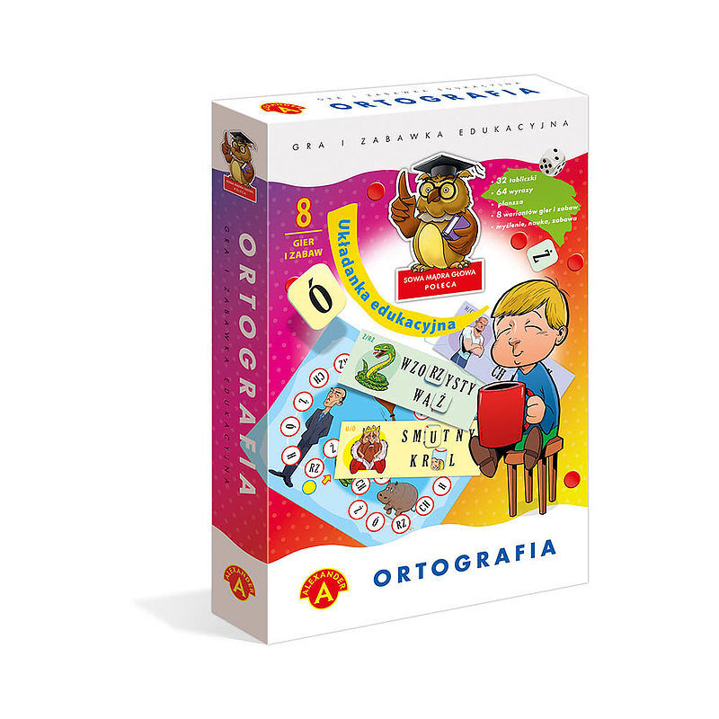 Ortografia układanka edukacyjna