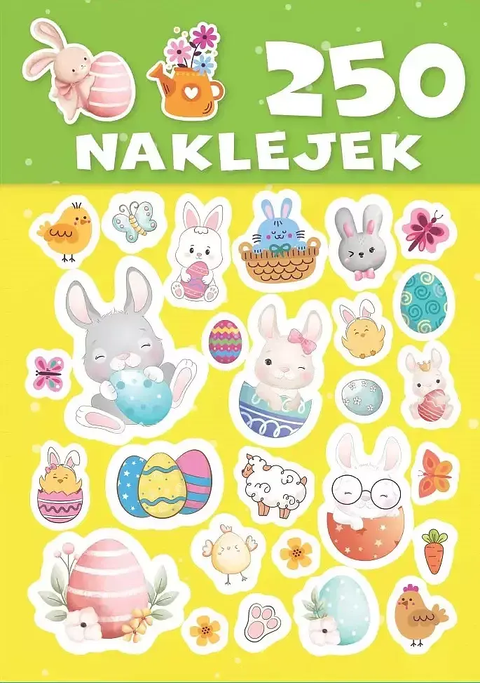250 naklejek Wielkanoc z pomysłem