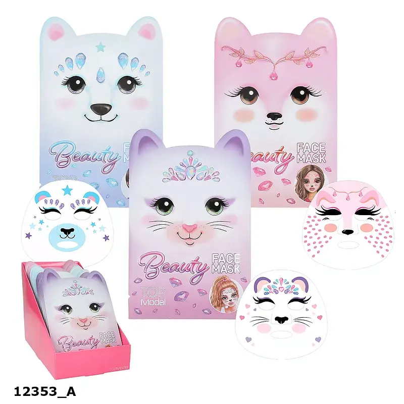 Maseczka kosmetyczna animal topmodel   beauty&me 12353a