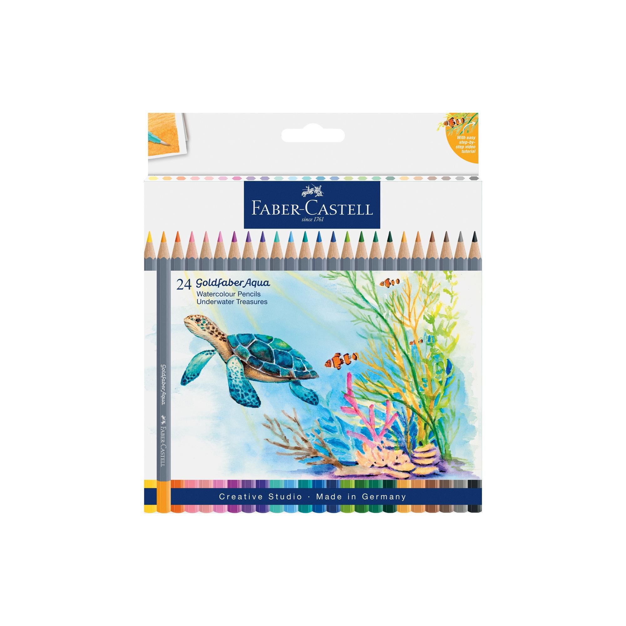 Kredki akwarelowe Goldfaber Aqua Faber-Castell 24 kolory