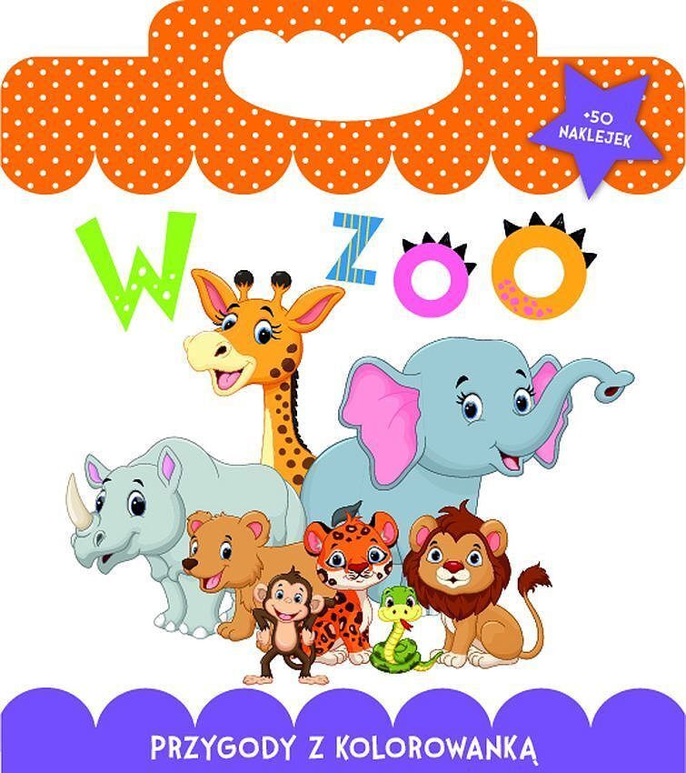 W zoo. Przygody z kolorowanką