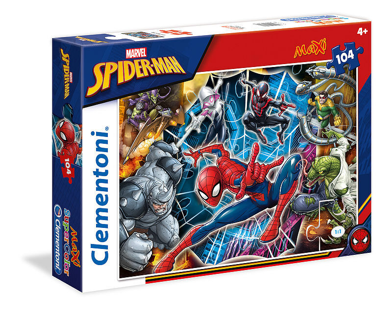 Puzzle 104 maxi super kolor spider man 23716