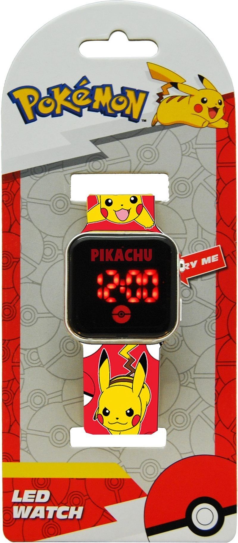 Zegarek led z kalendarzem pokemon pok4387