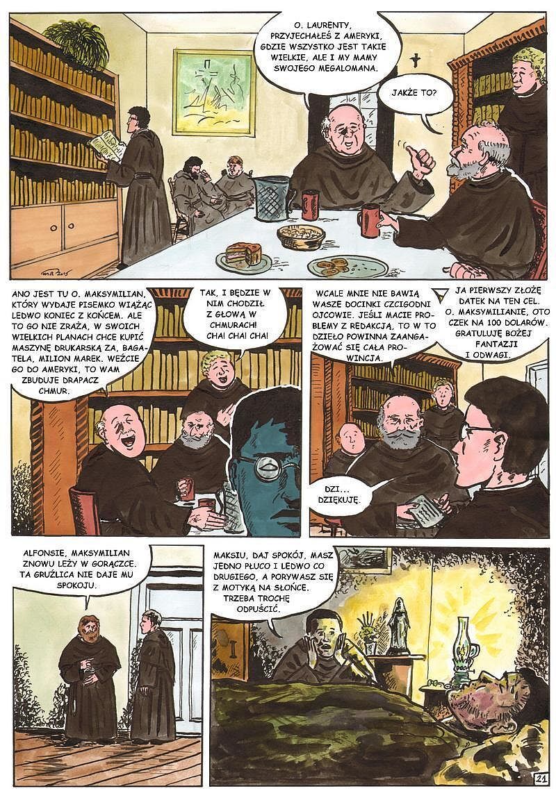 W rękach Niepokalanej - Opowieść o św. Maksymilianie Marii Kolbem