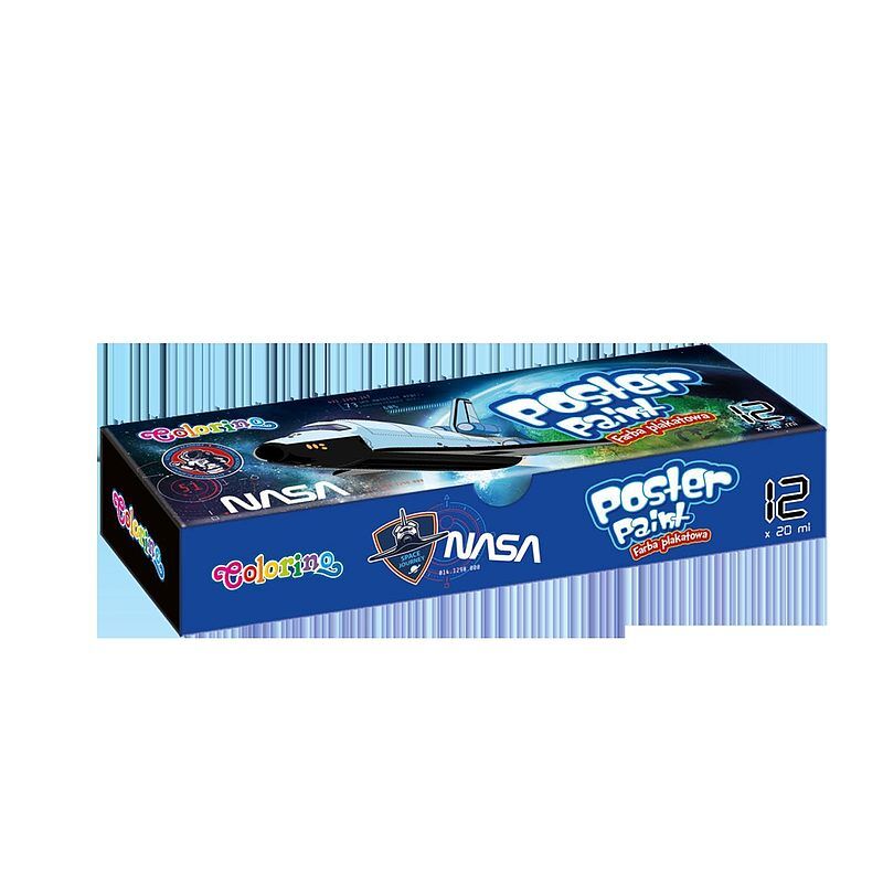 Farby plakatowe cp colorino dreams 20 ml 12 kolorów nasa