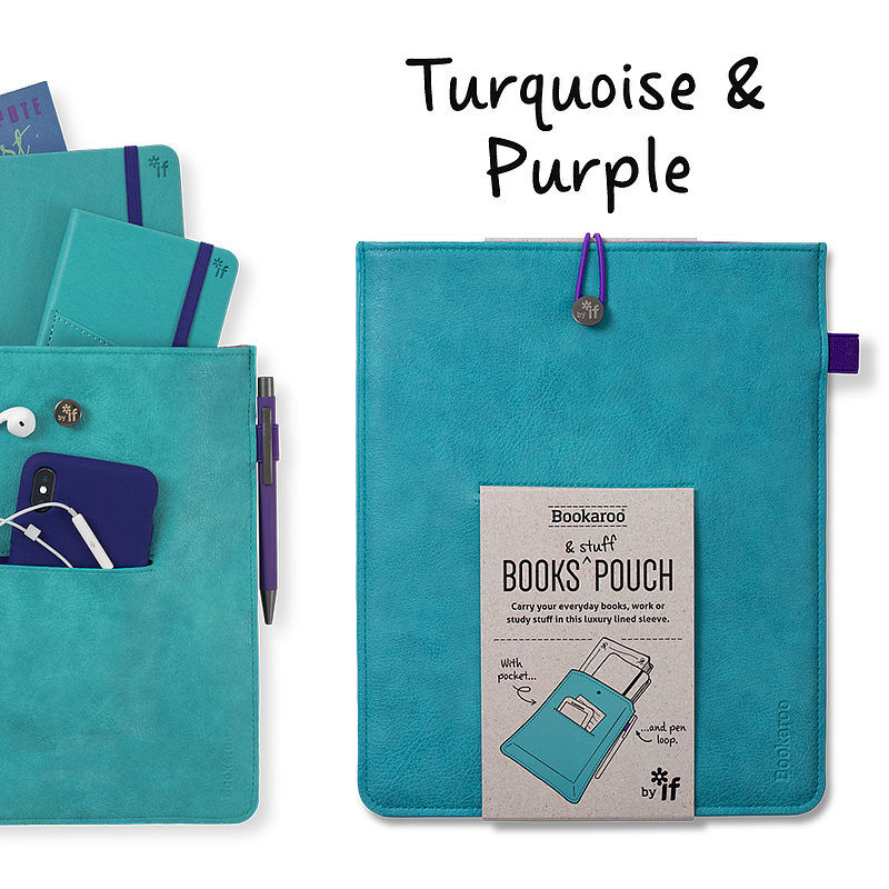 Etui na książkę turkusowe bookaroo books & stuff if