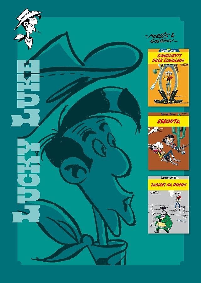 Lucky Luke - Dwudziesty pułk kawalerii, Eskorta, Zasieki na prerii