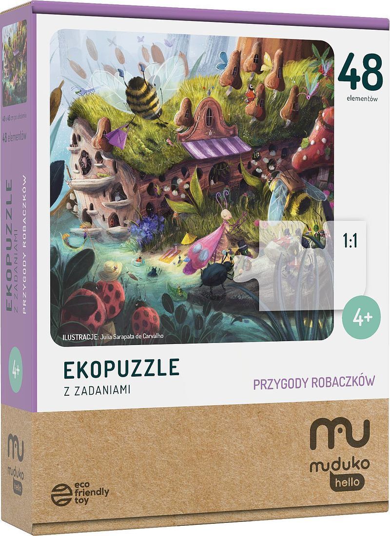 Przygody robaczków Ekopuzzle