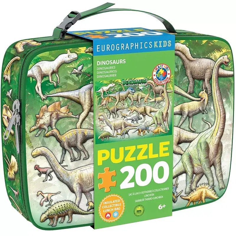 Puzzle 200 z lunch box dinosaur  9100-0098
