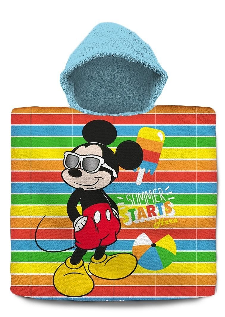 Poncho kąpielowe mickey 120x60 mk-236p