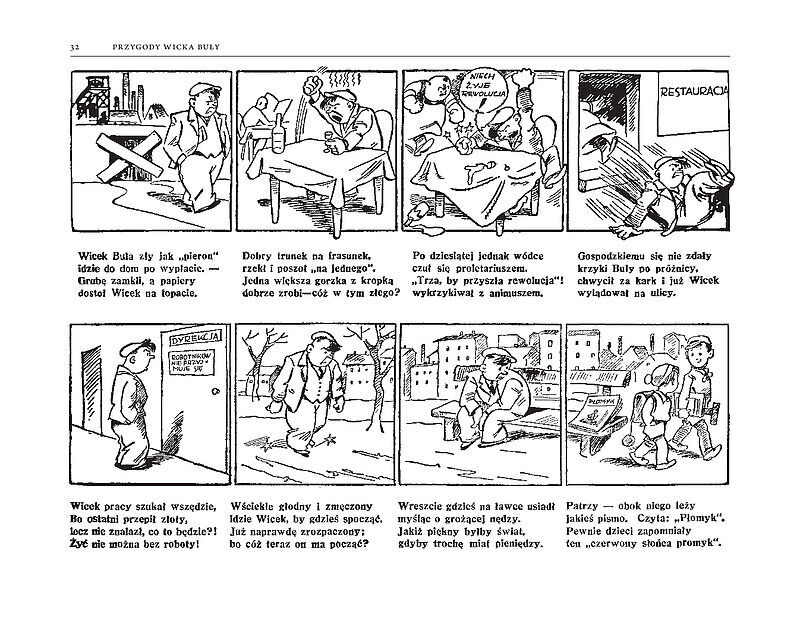Dawny komiks polski #3 - Przygody Wicka Buły w „raju” i inne przedwojenne komiksy antykomunistyczne