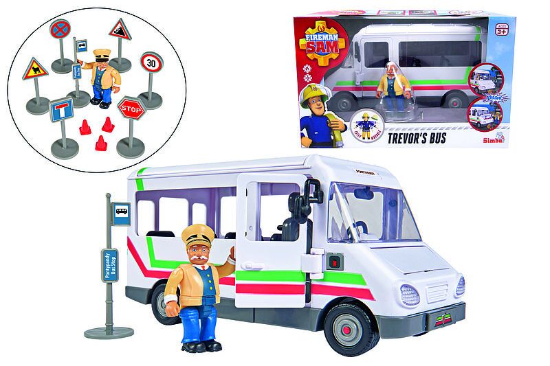 Strażak sam autobus trevora z figurką