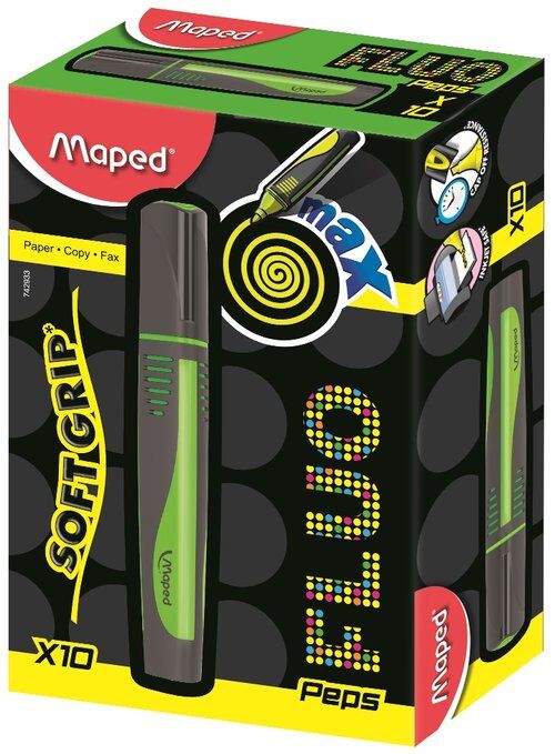 Zakreślacz Fluo Peps Max zielony 10 sztuk