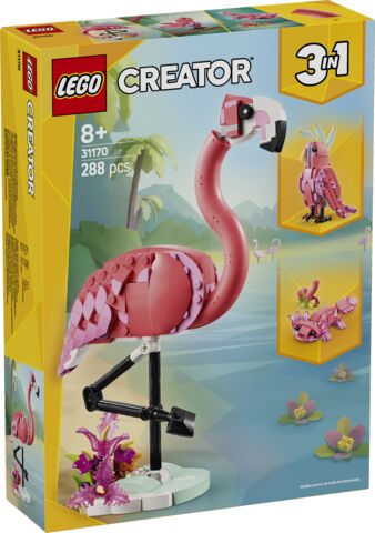 LEGO Creator 3w1 Dzikie zwierzęta różowy Flaming 31170