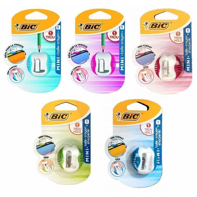 Temperówka bic mini sharpener blister 1 szt. Mix