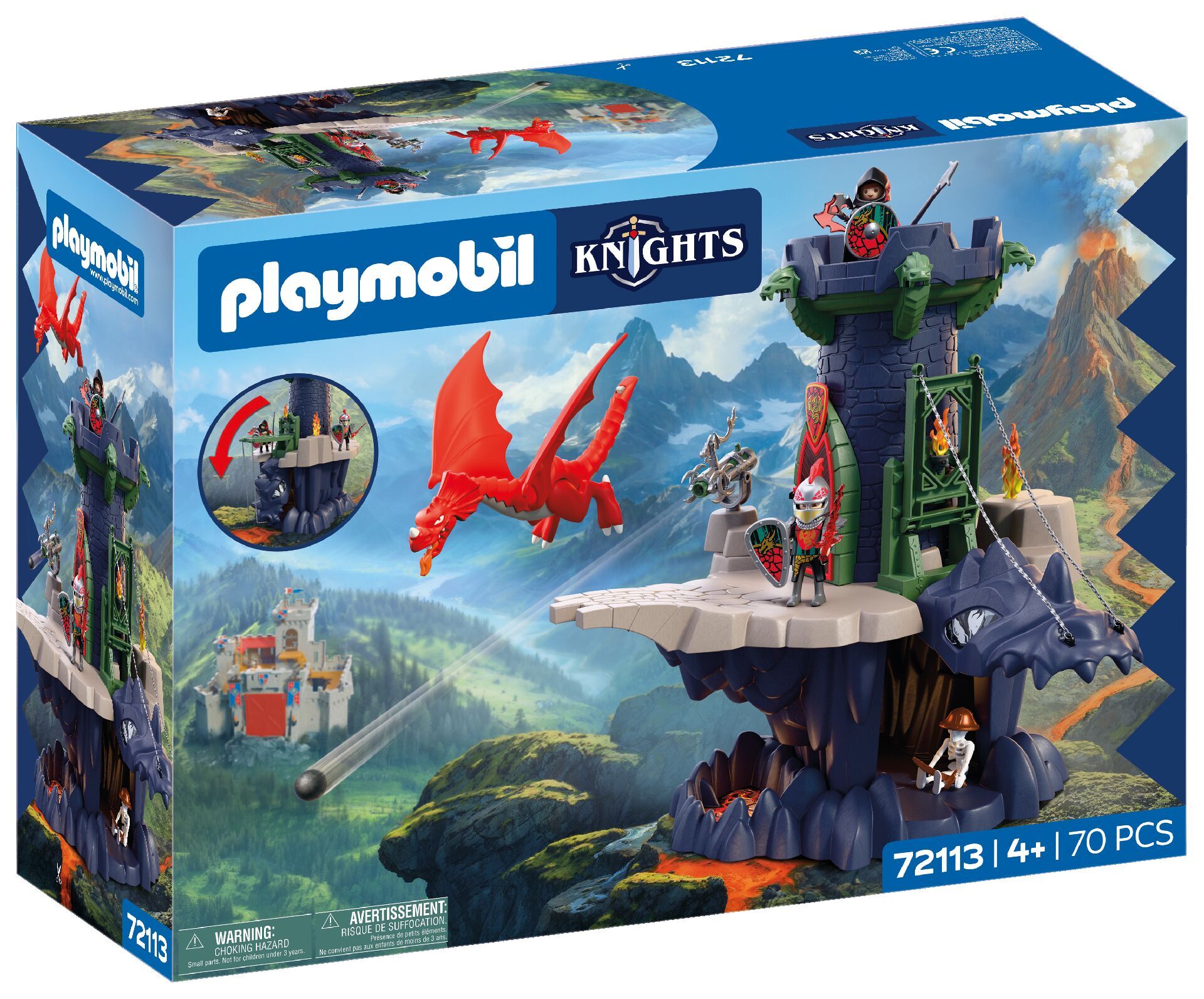 Playmobil Wieża rycerzy herbu Smok 72113