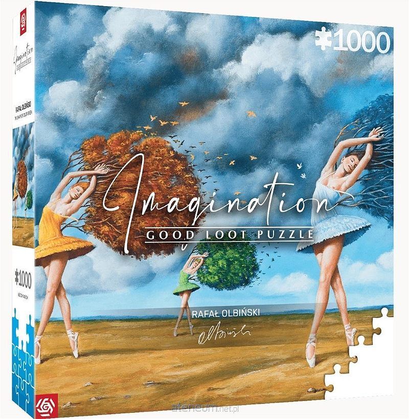 Puzzle 1000 The Shape of Color Green Olbiński