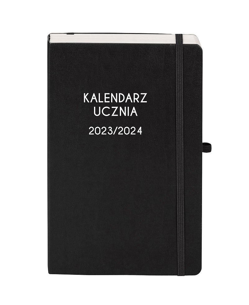 Kalendarz ucznia 2023/2024 a5 tns czarny