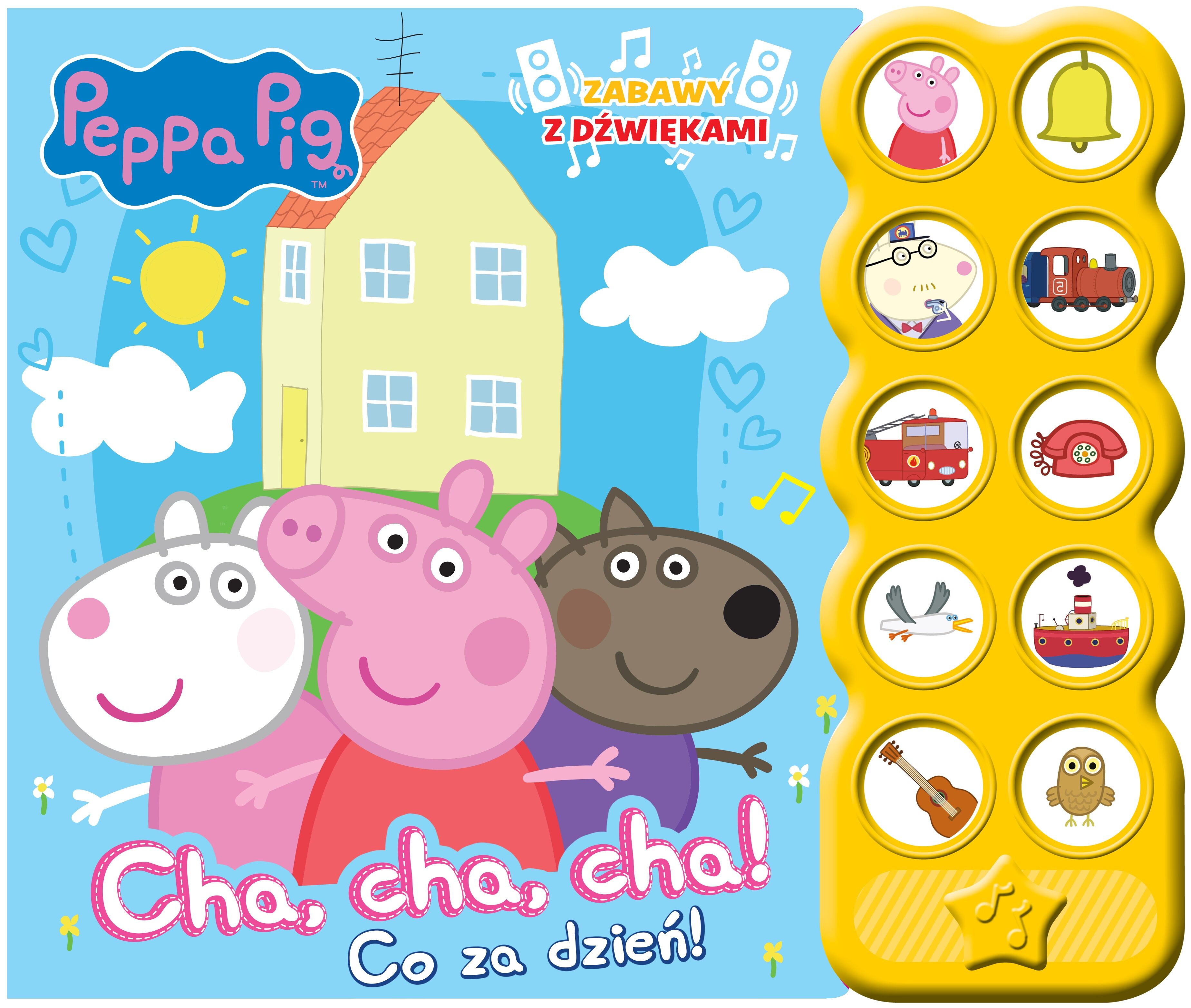 Peppa Pig. Zabawy z dźwiękami. Cha, cha, cha! Co za dzień!