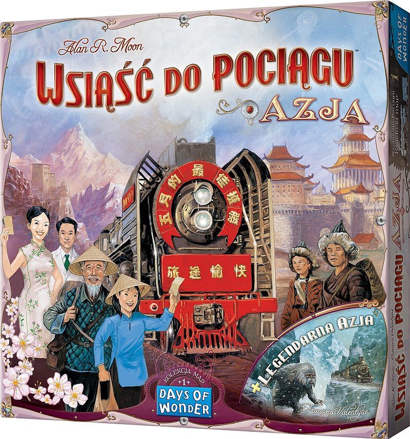 Gra wsiąść do pociągu 1 azja dodatek do gry