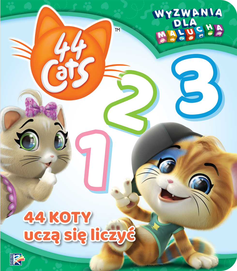 44 cats. Wyzwania dla malucha. 44 koty uczą się liczyć