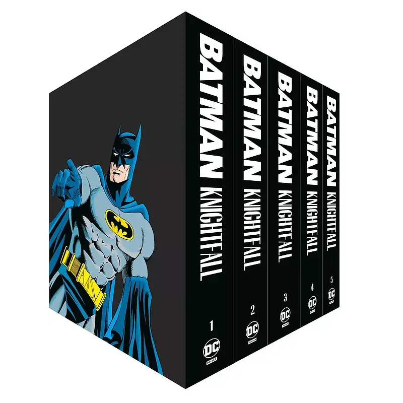 Batman Knightfall. Pakiet tomów 01-05 plus Etui