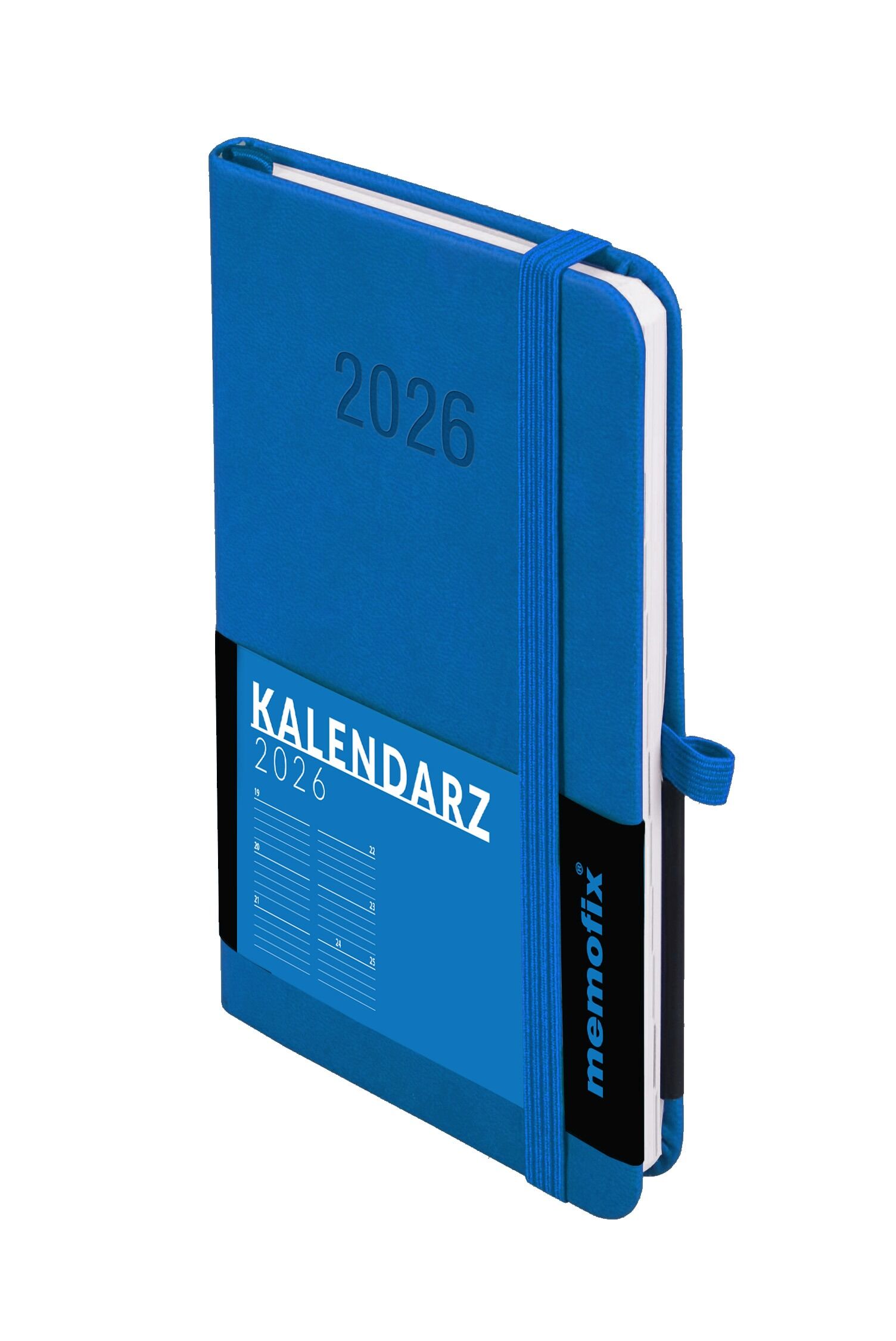 Kalendarz 2026 Memofix B6 TDW niebieski