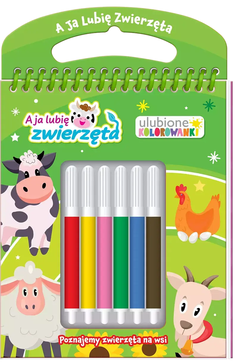 A ja lubię zwierzęta. Ulubione kolorowanki cz. 1 Poznajemy zwierzęta na wsi